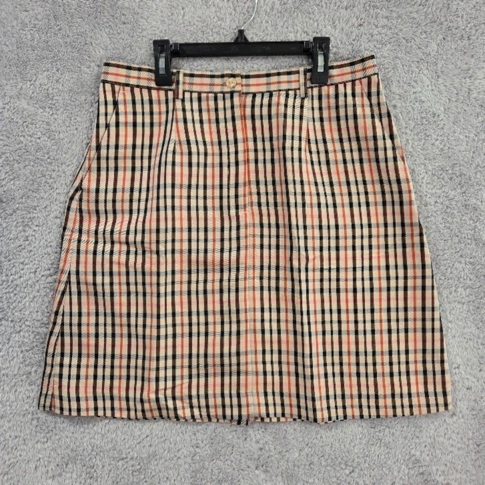 Tail‎ Mini Skirt Women's 12 Multicolor Plaid Vintage Golf Tennis Pockets Preppy
